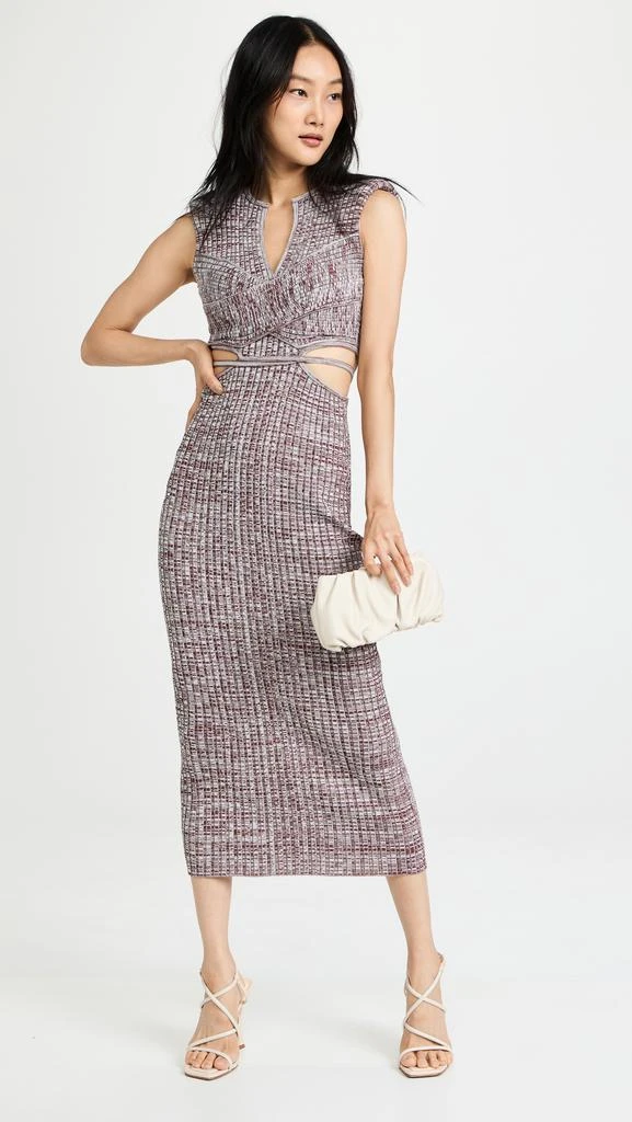 Self Portrait Space Dye Cut Out Dress 2