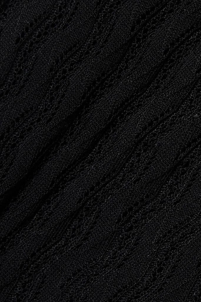 DODO BAR OR Sophia pointelle-knit flared pants 4