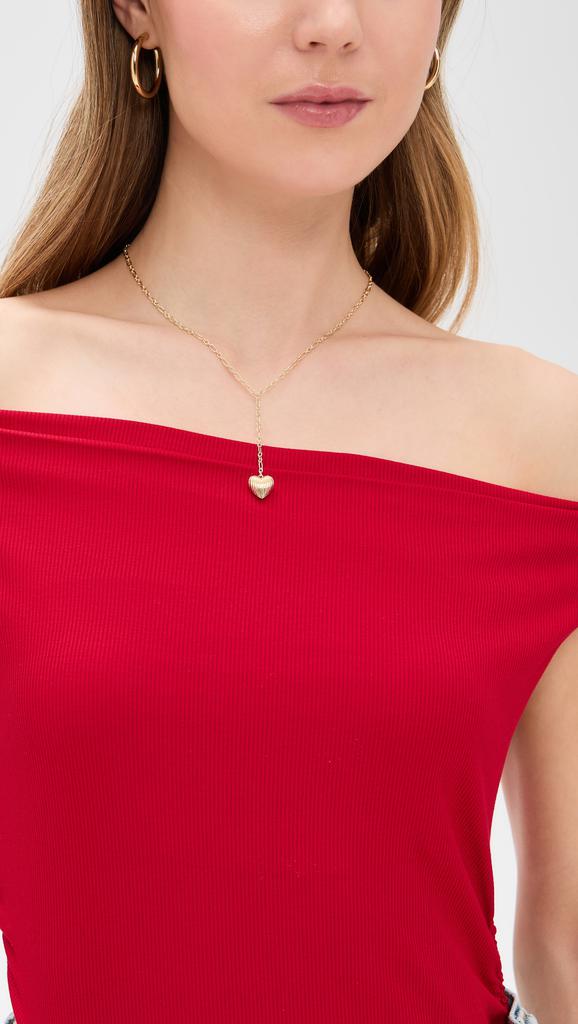 Jennifer Zeuner Chara 1/2" Lariat Necklace