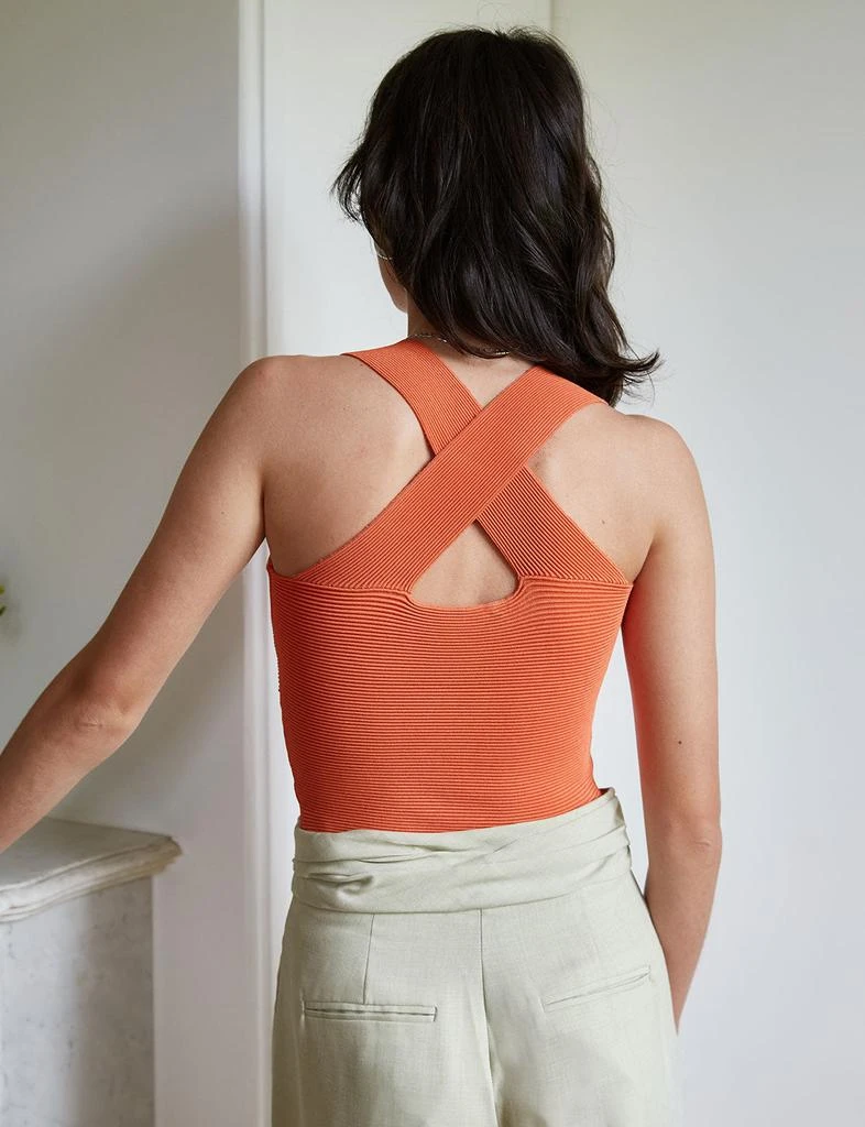 Pixie Market Persimmon Knit tank 6