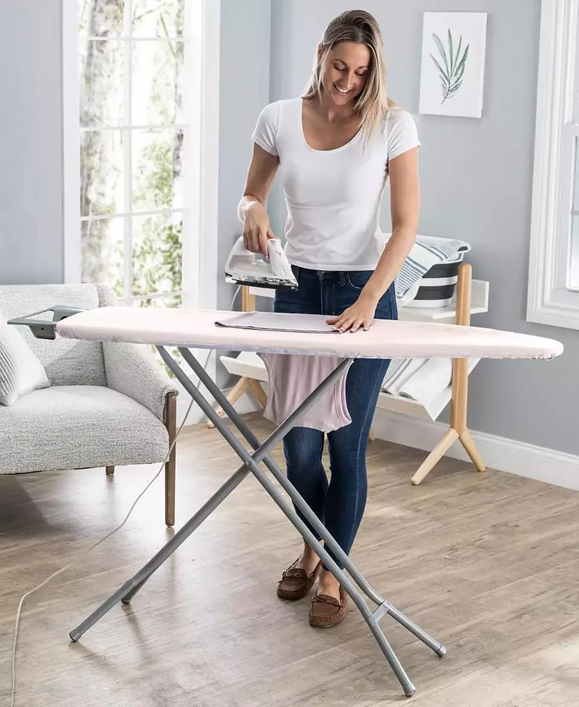 Seymour Home Products Adjustable Height, 4 Leg Ironing Board with Mesh Top and Iron Rest 3