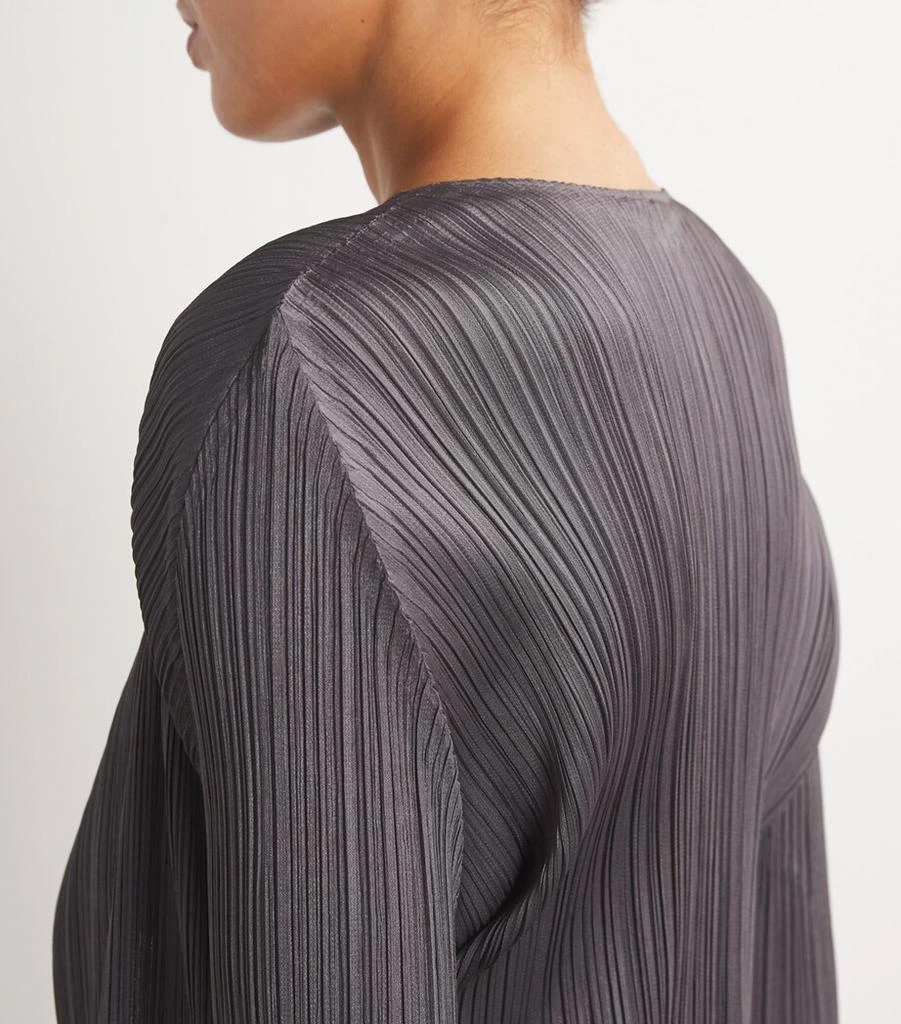 Pleats Please Monthly Colors September Pleated Cardigan 6