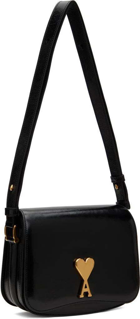AMI Black Leather Paris Paris Bag 2