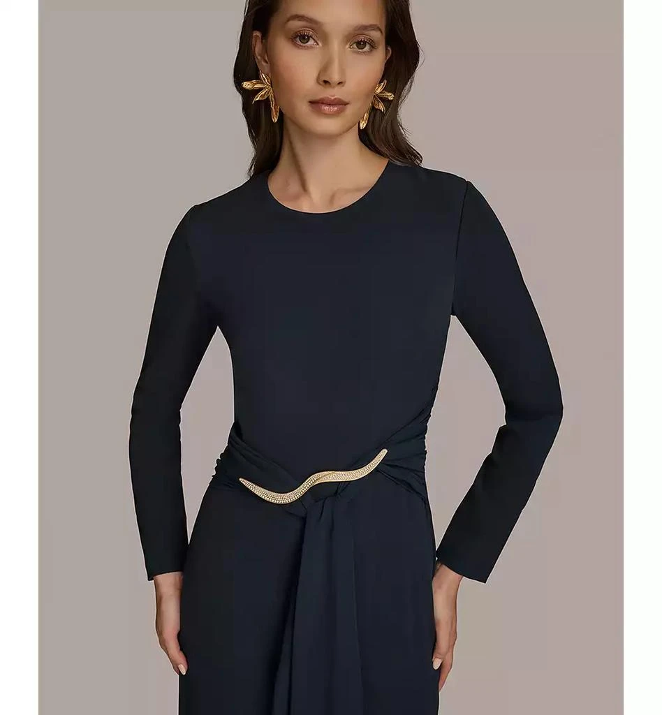 Donna Karan Women's Jewel-Neck Embellished Gown 4