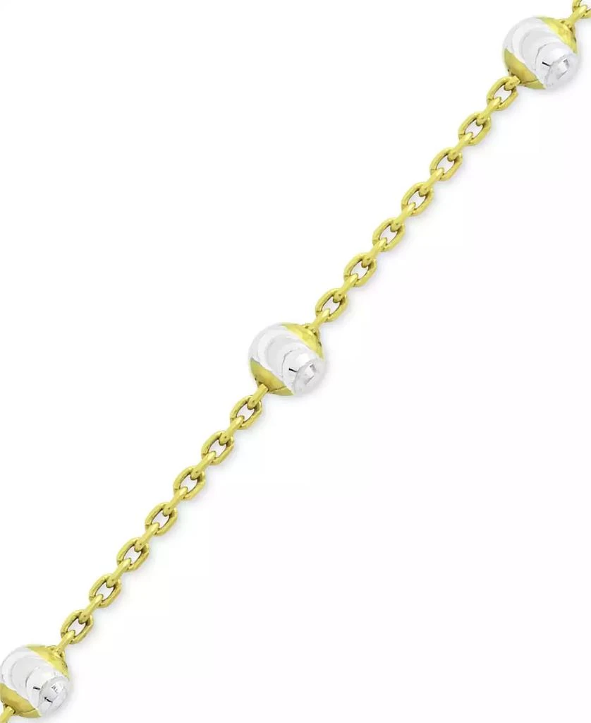 Giani Bernini Beaded Station Chain Necklace in 18k Gold-Plated Silver, Created for Macy
s 3