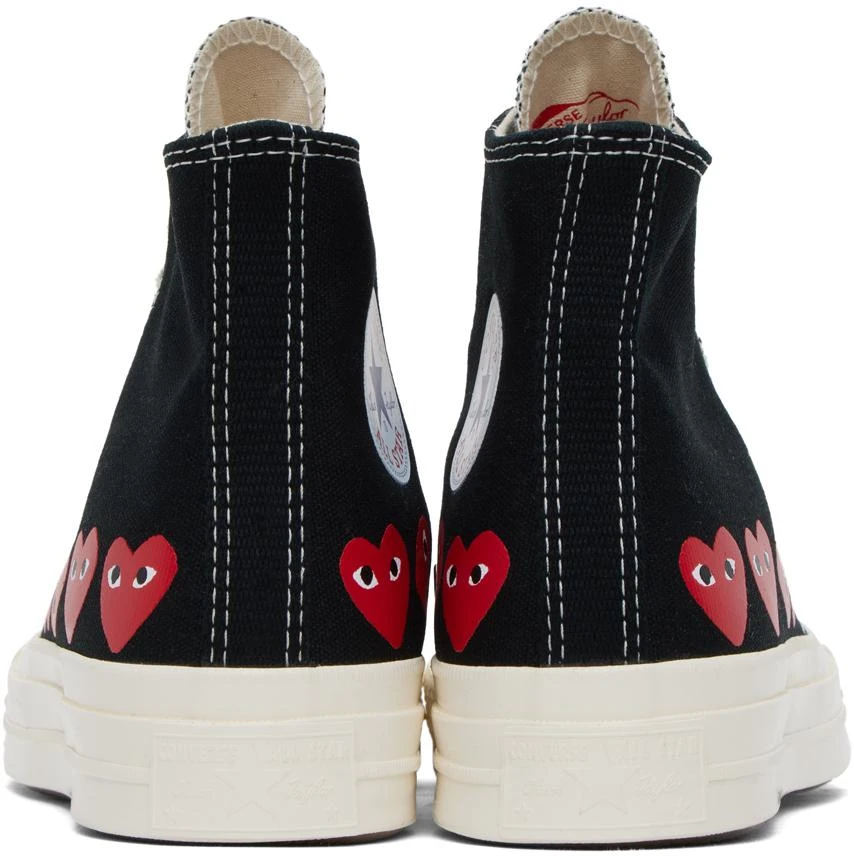 Comme des Garcons Black Converse Edition Chuck 70 Multi Heart Sneakers 2