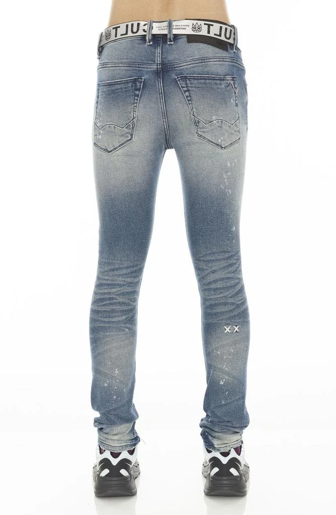 Cult Of Individuality Punk Belted Distressed Super Skinny Jeans 2