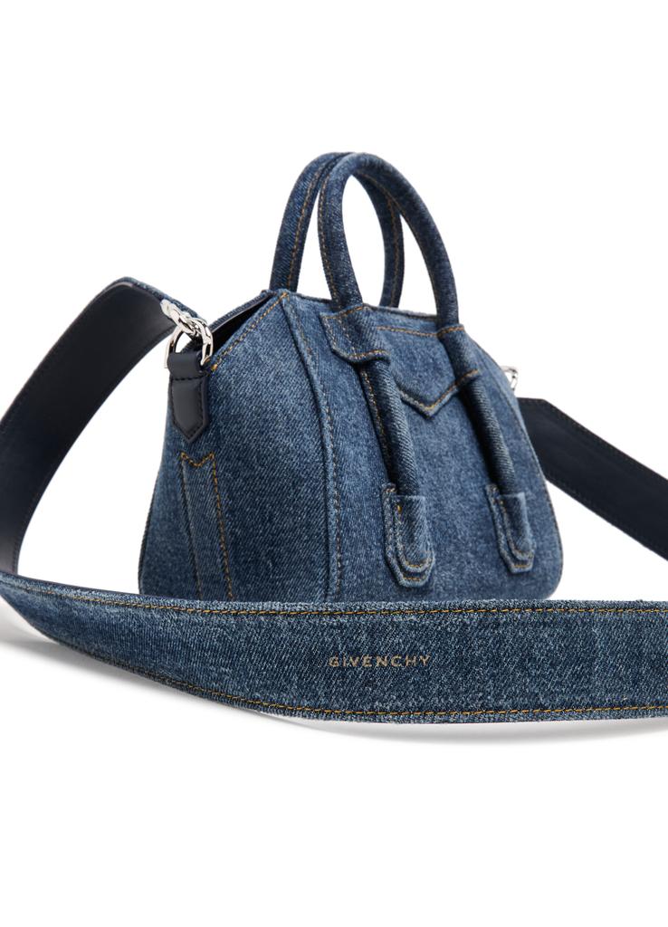 Givenchy Antigona Toy Lock bag in washed denim - Tote Bags