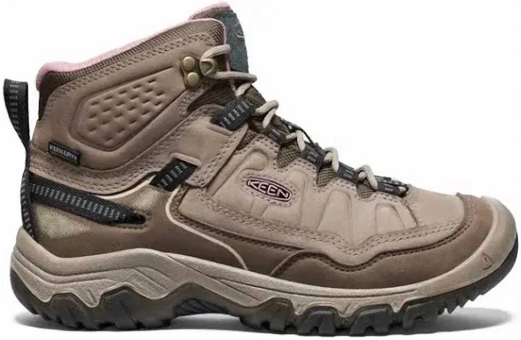 Keen Women
s Targhee Iv Mid Boot In Brindle/rose 2