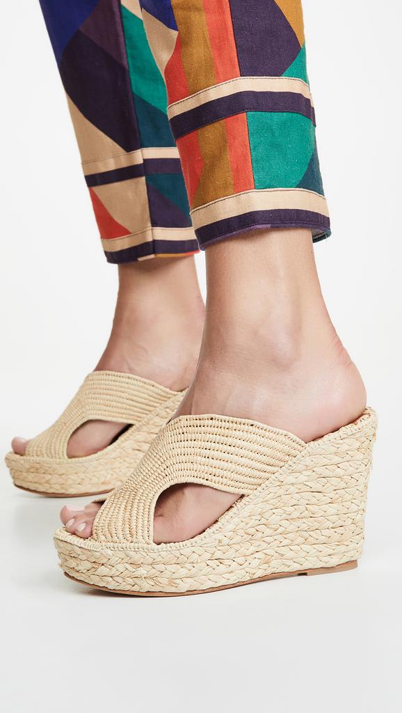 Carrie Forbes Lina Wedge Mules