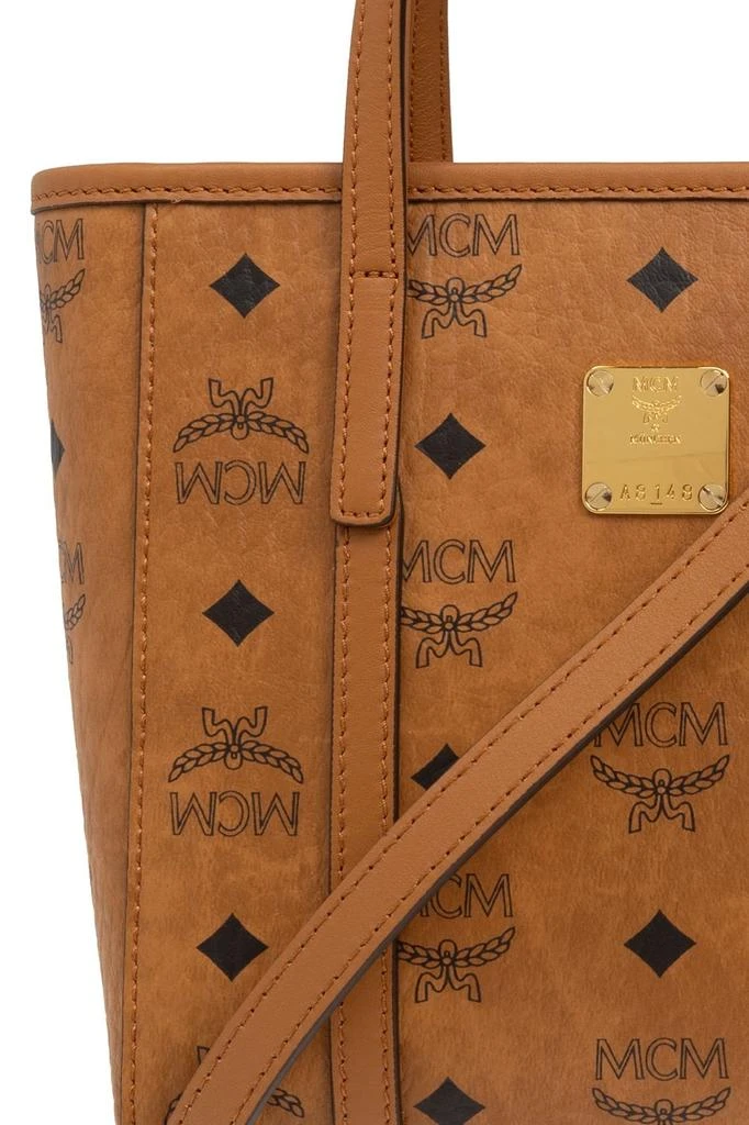 Tote Bag How To Tell If Mcm Is Real MCM Monogrammed Logo Plaque