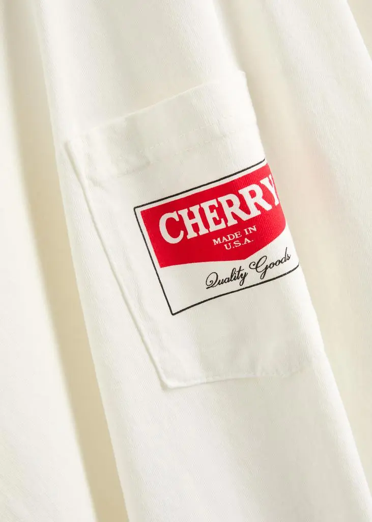 CHERRY LOS ANGELES Logo-printed cotton T-shirt 5