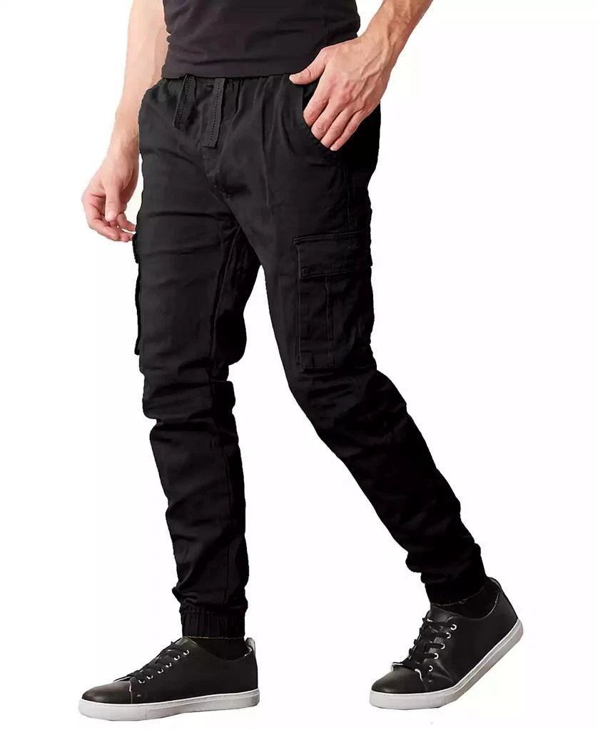 Galaxy By Harvic Men's Slim Fit Stretch Cargo Jogger Pants 3