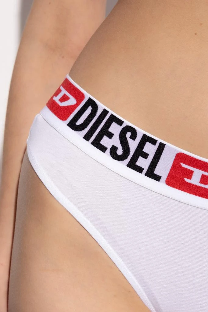 Diesel Diesel Ufst-Stars-Threepack Logo Waistband Thongs 4