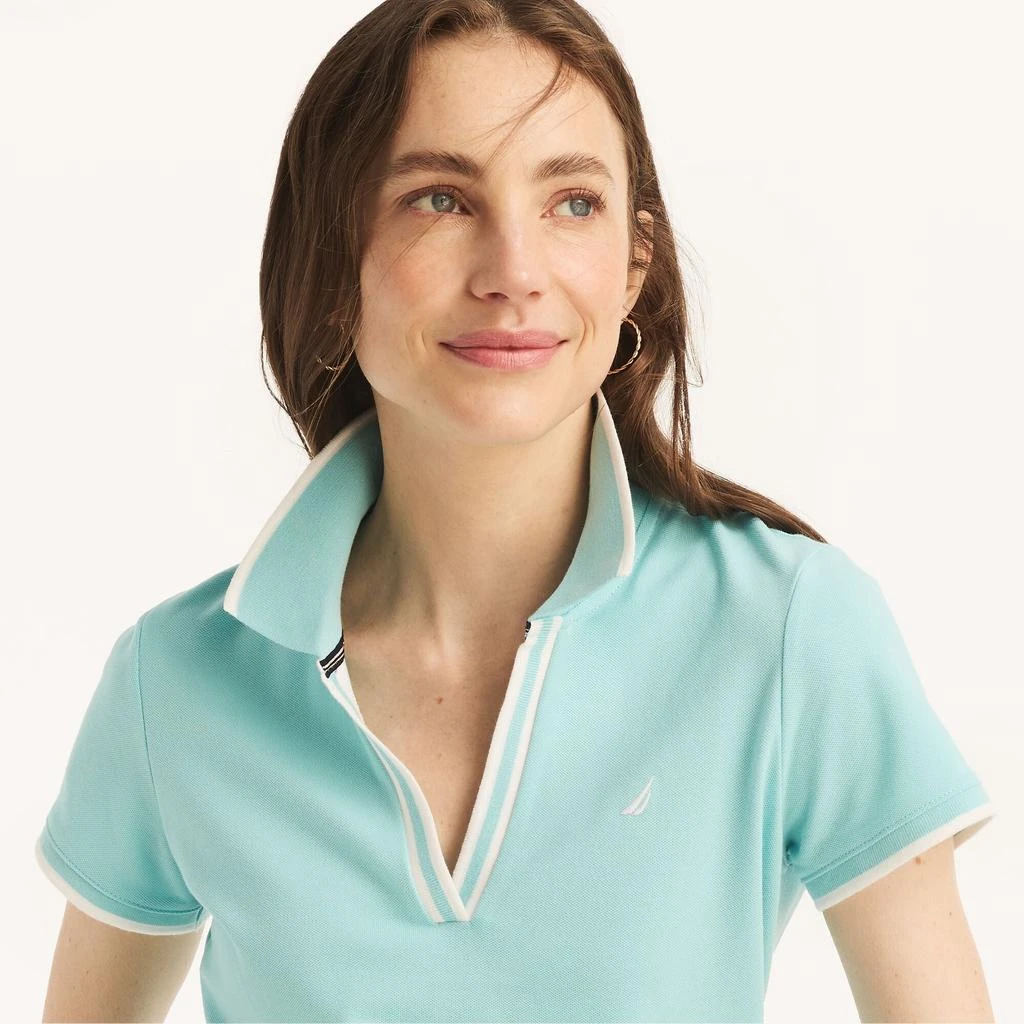 Nautica Womens Sustainably Crafted Deck Polo 2