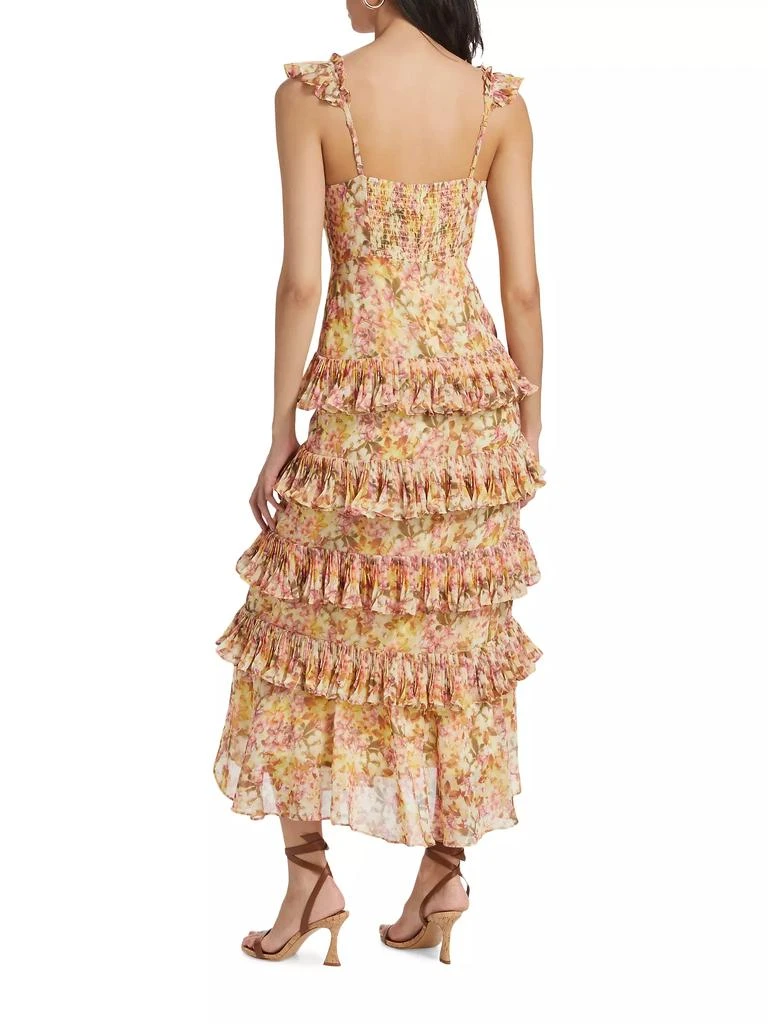 ASTR Ayesha Floral Chiffon Dress 5