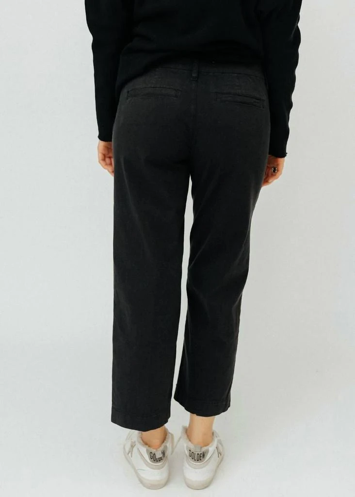 Frank & Eileen The Wexford Italian Chino Pants In Washed Black 2
