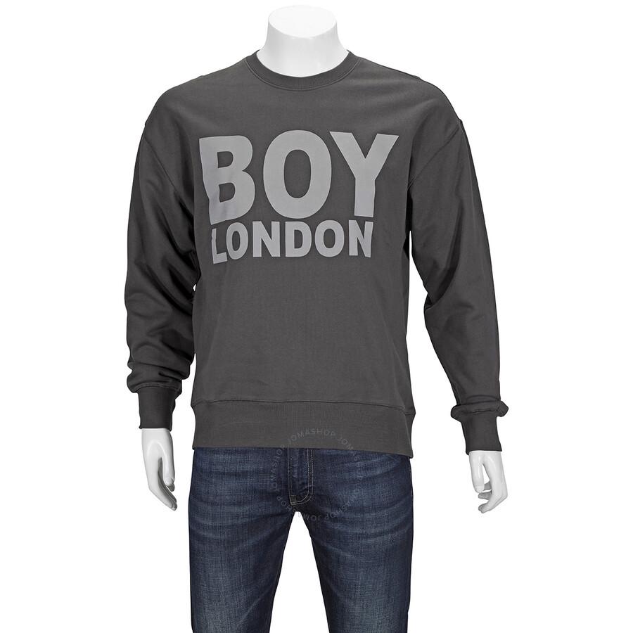 BOY LONDON Dark Grey Reflective Sweatshirt