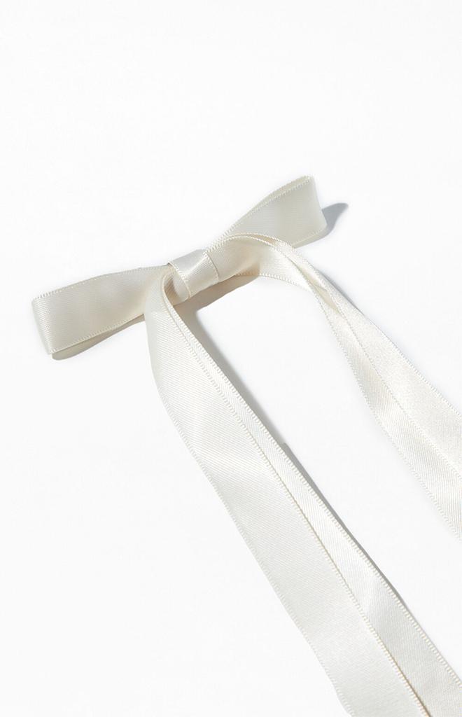 LA Hearts Double Ribbon Bow Clip
