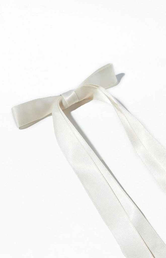 LA Hearts Double Ribbon Bow Clip 2