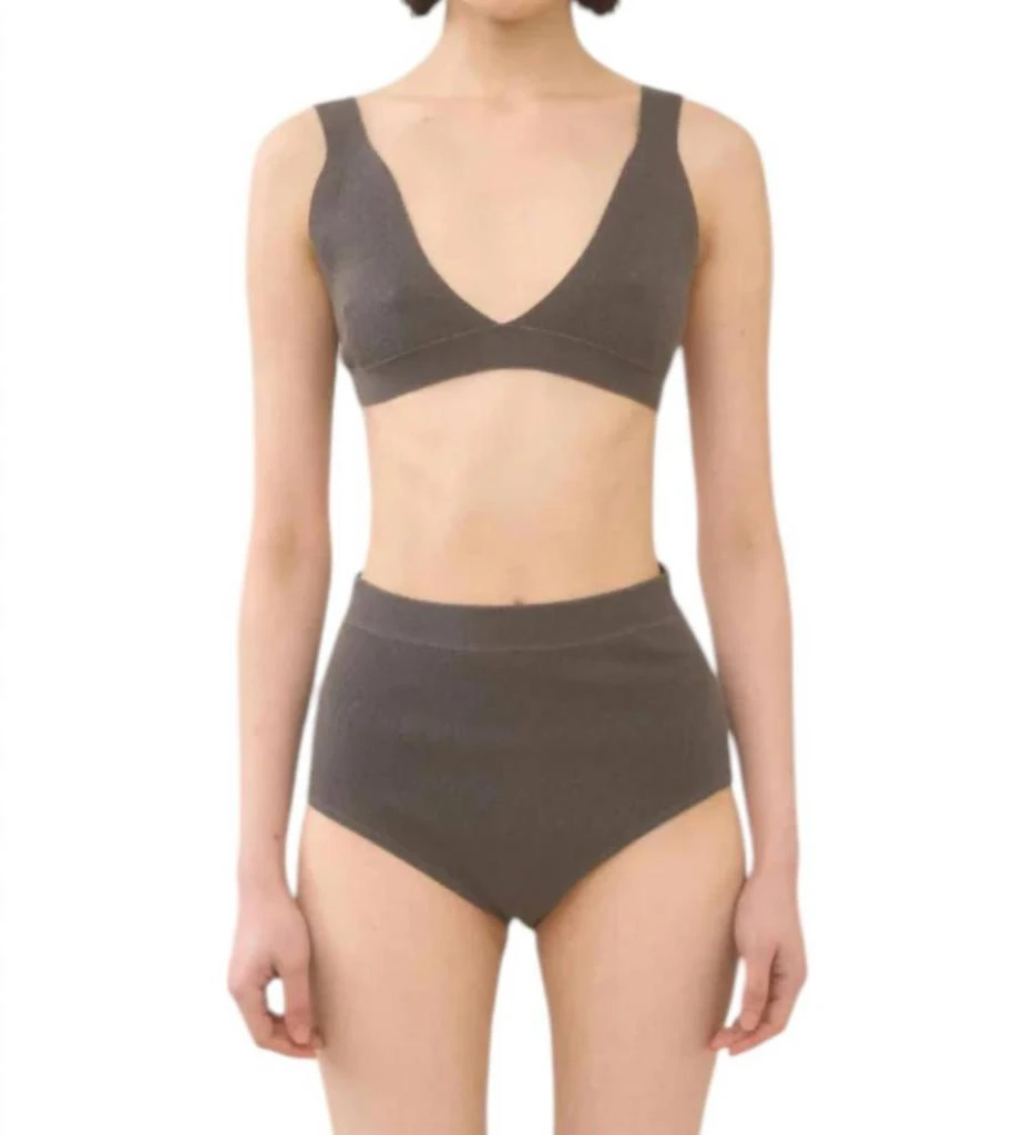 LAUREN MANOOGIAN Lauren Manoogian - Rib Triangle Bralette 1