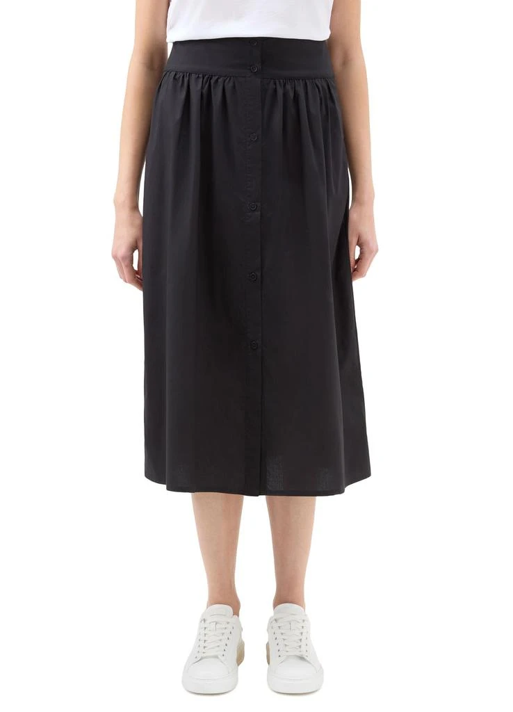 Woolrich Midi skirt in pure cotton poplin 2