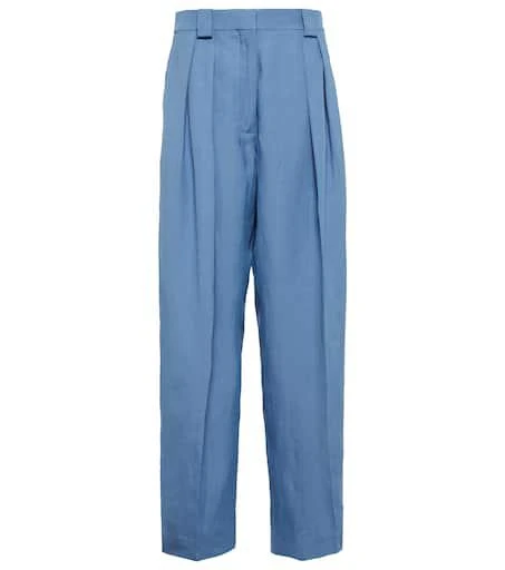 Stella McCartney High-rise pleated pants 1