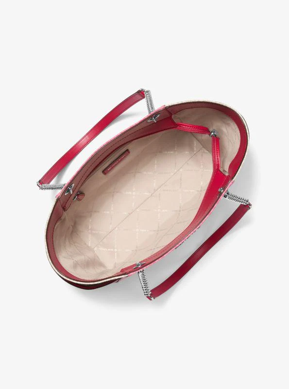 Michael Kors Jet Set Large Color-Block Signature Logo Shoulder Bag 2
