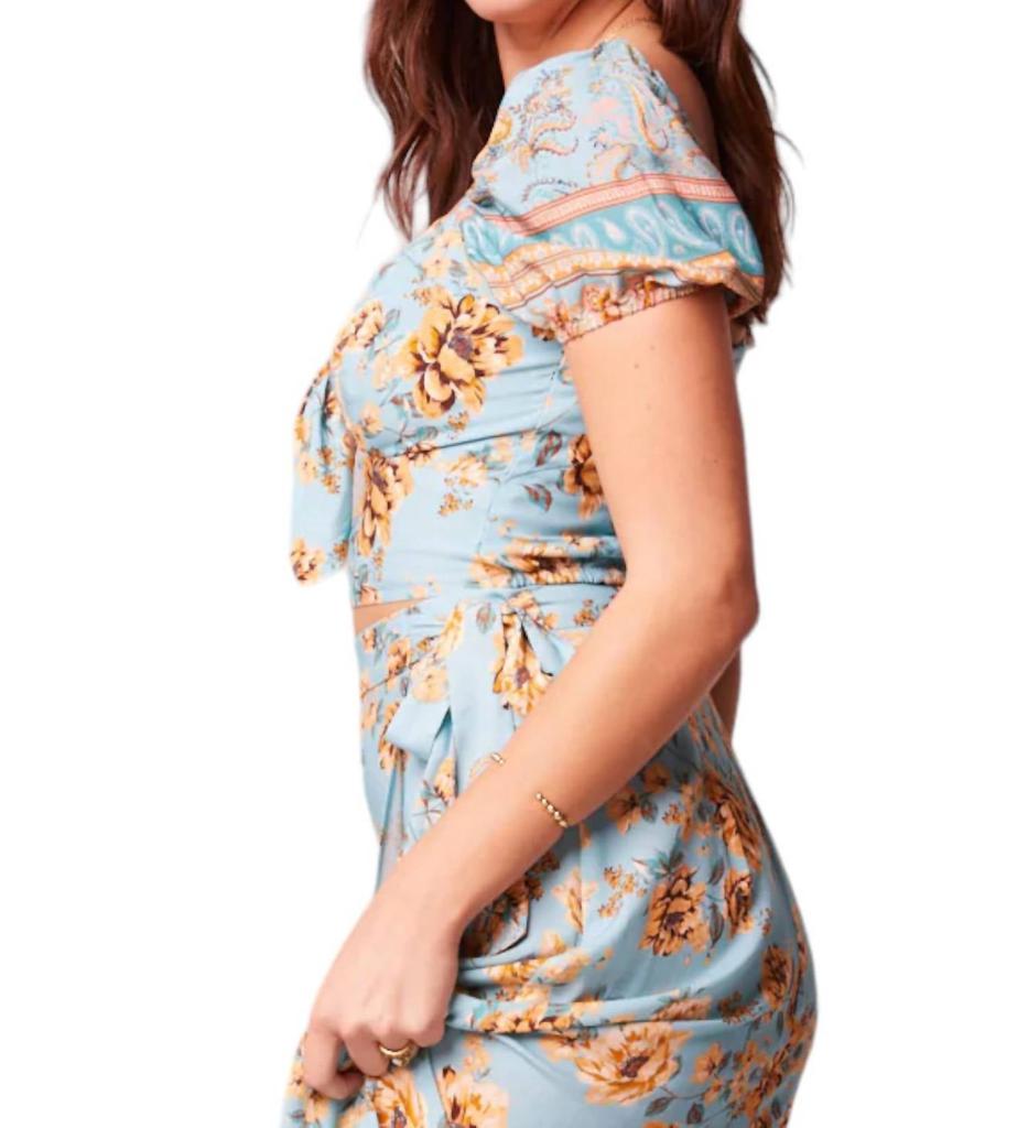 Band of Gypsies Aitana Top In Blue