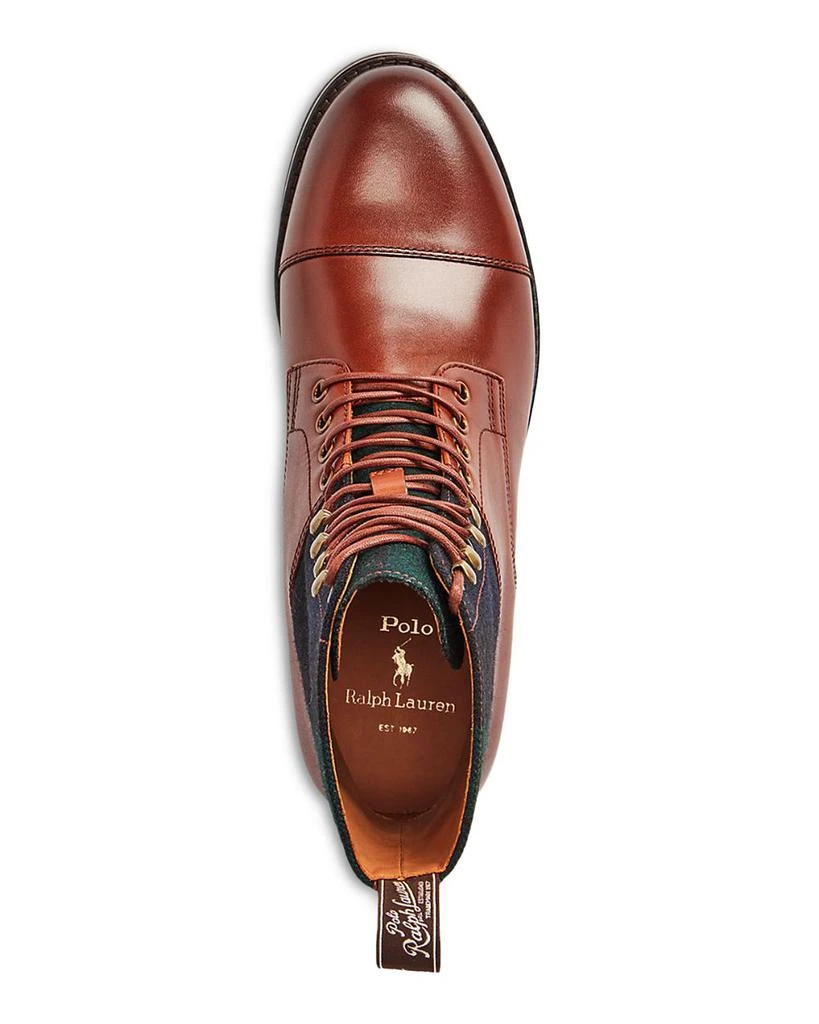 Ralph Lauren Men's Lace Up Cap Toe Boots 2