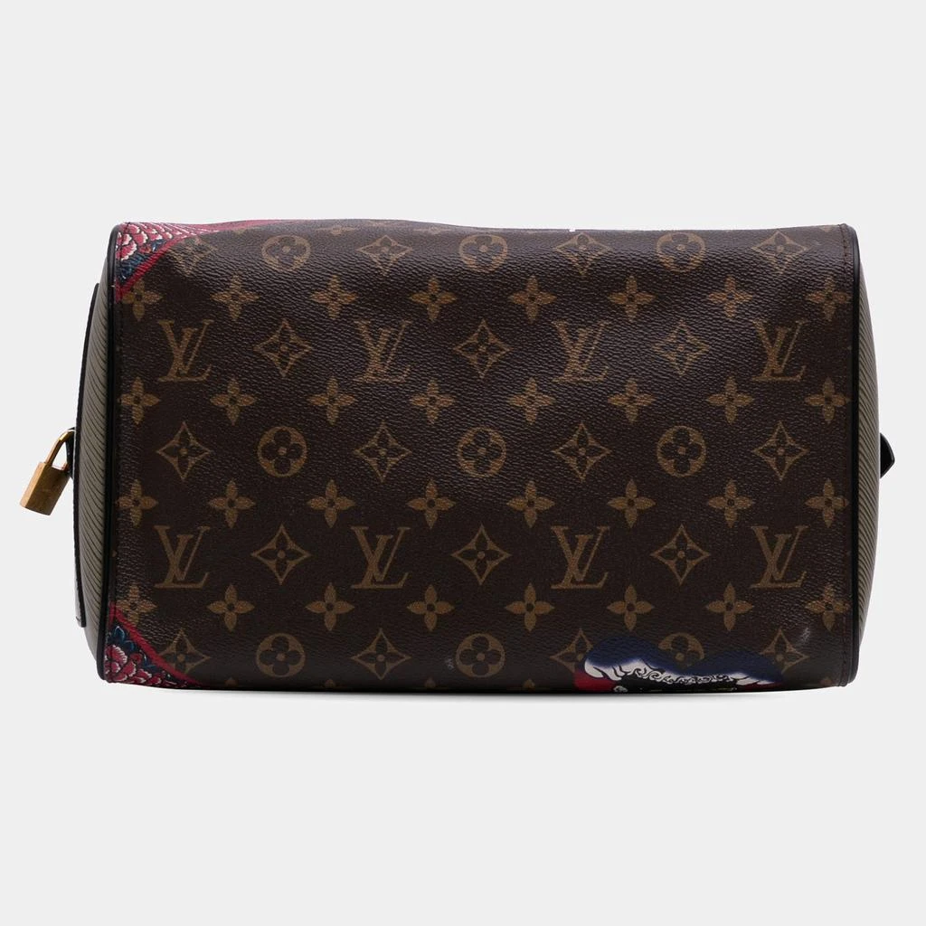 Louis Vuitton Louis Vuitton Brown Monogram Kabuki Speedy  30 Bag 3
