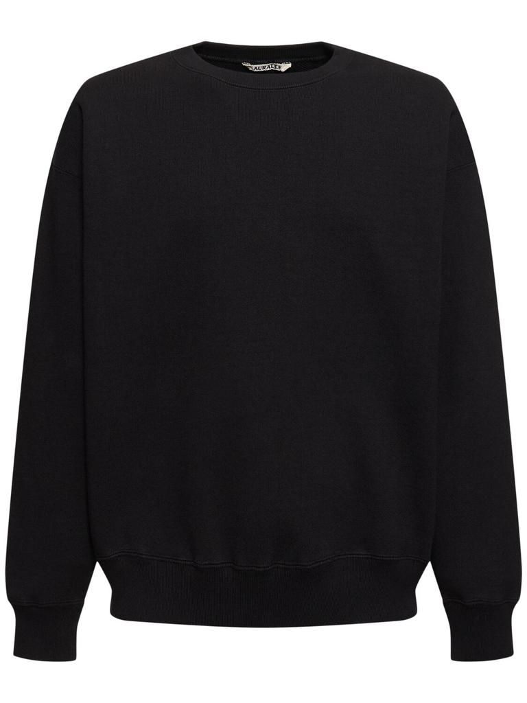 AURALEE Cotton Knit Sweatshirt