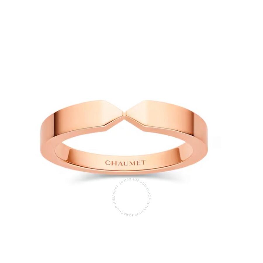 Chaumet 18k Rose Gold Triomphe De Chaumet Wedding Band