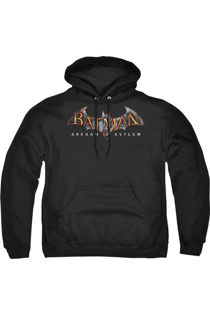 Gildan Batman Arkham Asylum Logo Adult Pull Over Hoodie / Hooded Sweatshirt 1