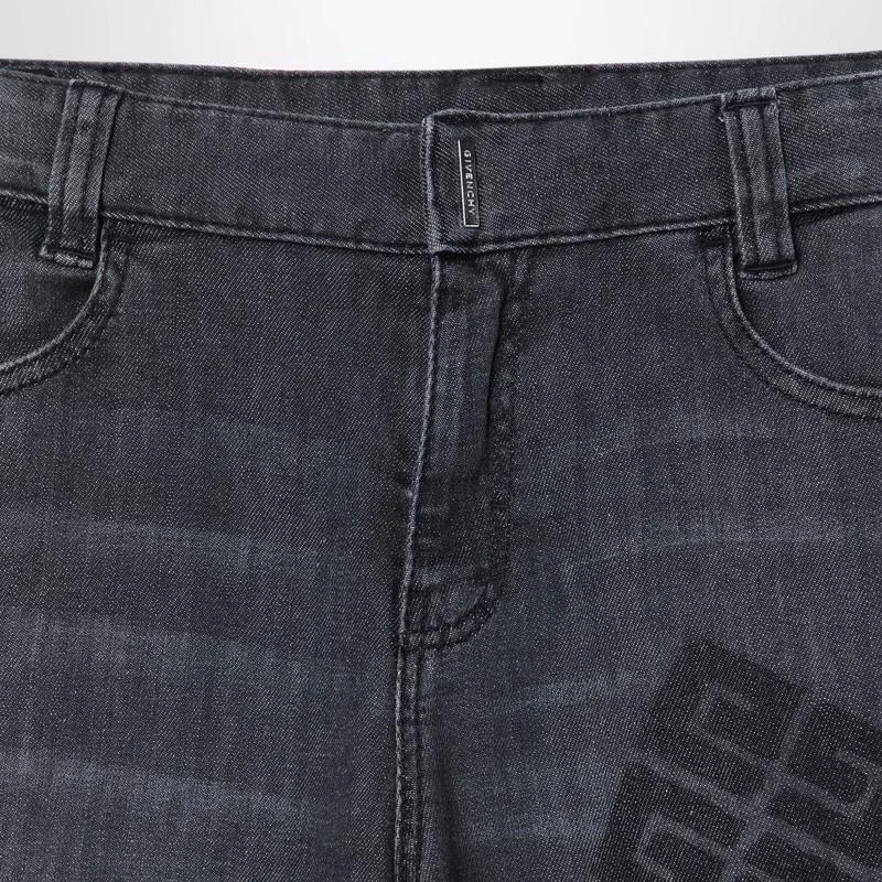 Givenchy Black denim jeans with logos 3