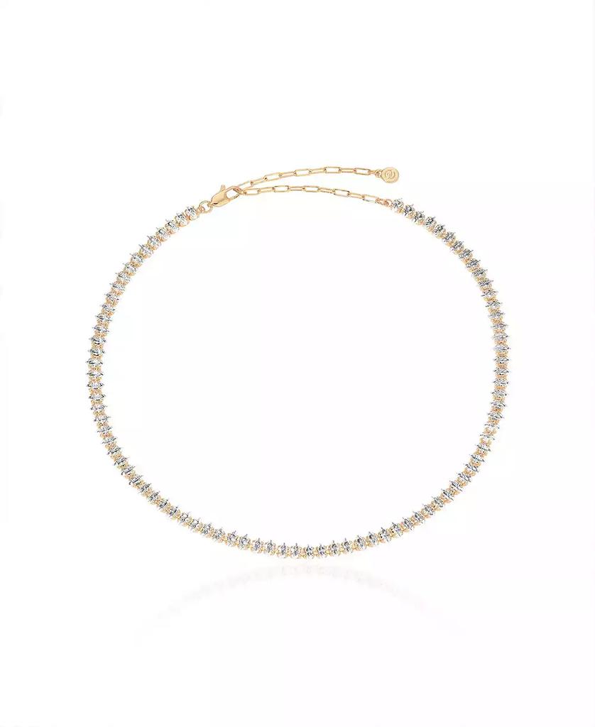 Ettika Jewelry 18K Gold Marquise Cubic Zirconia Necklace