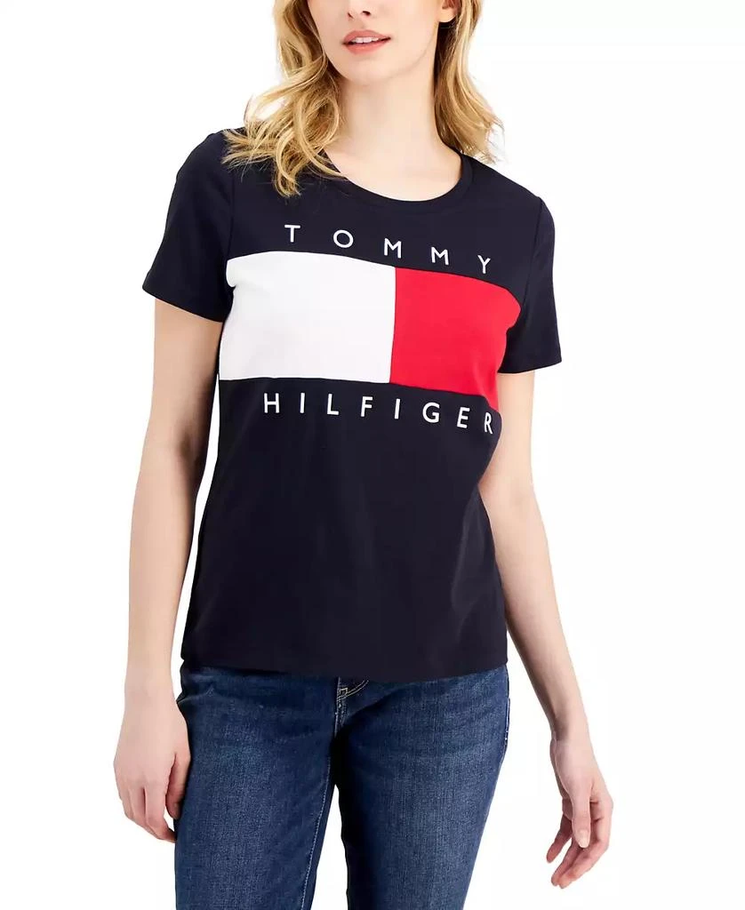 Tommy Hilfiger Women's Big Flag Logo T-Shirt 1