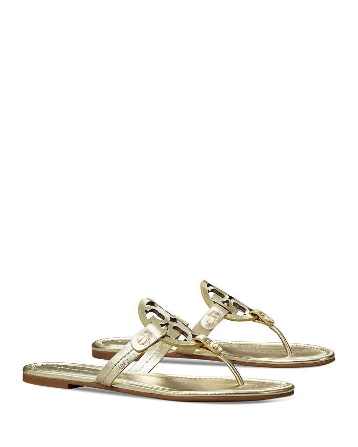 rose gold tory burch miller sandals