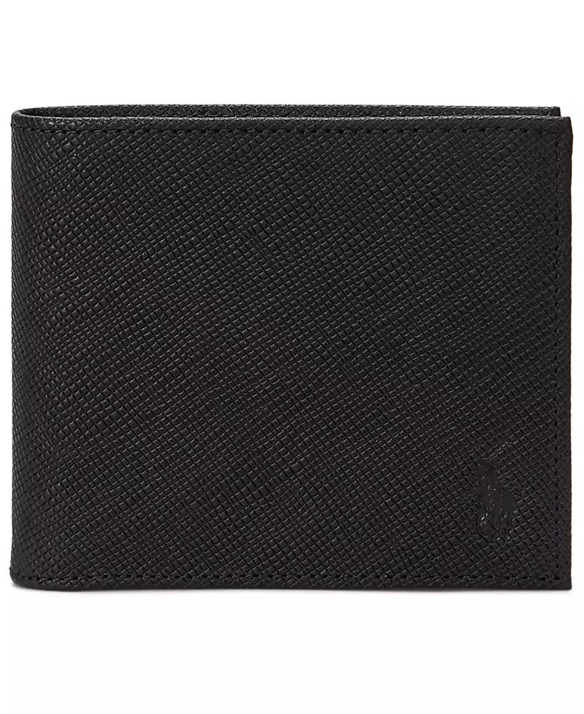 Ralph Lauren Men's Textured Saffiano Leather Billfold Wallet 1
