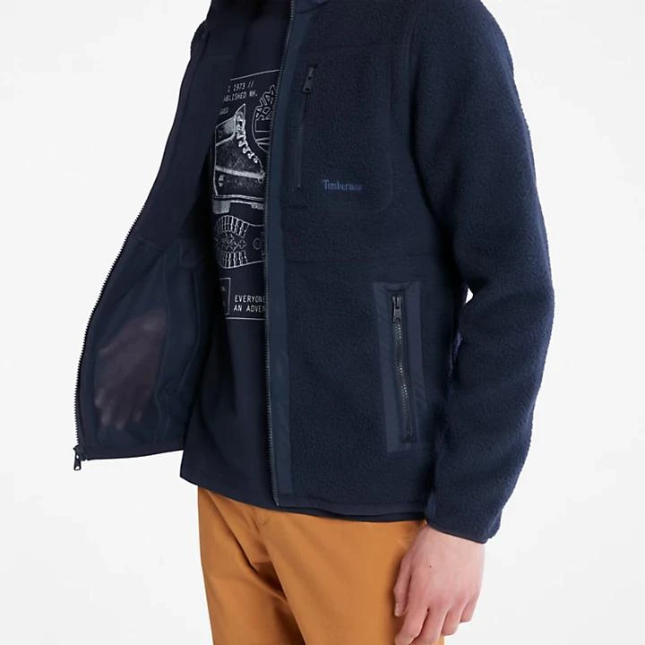 Timberland Sherpa Fleece Jacket for Men in Navy 6