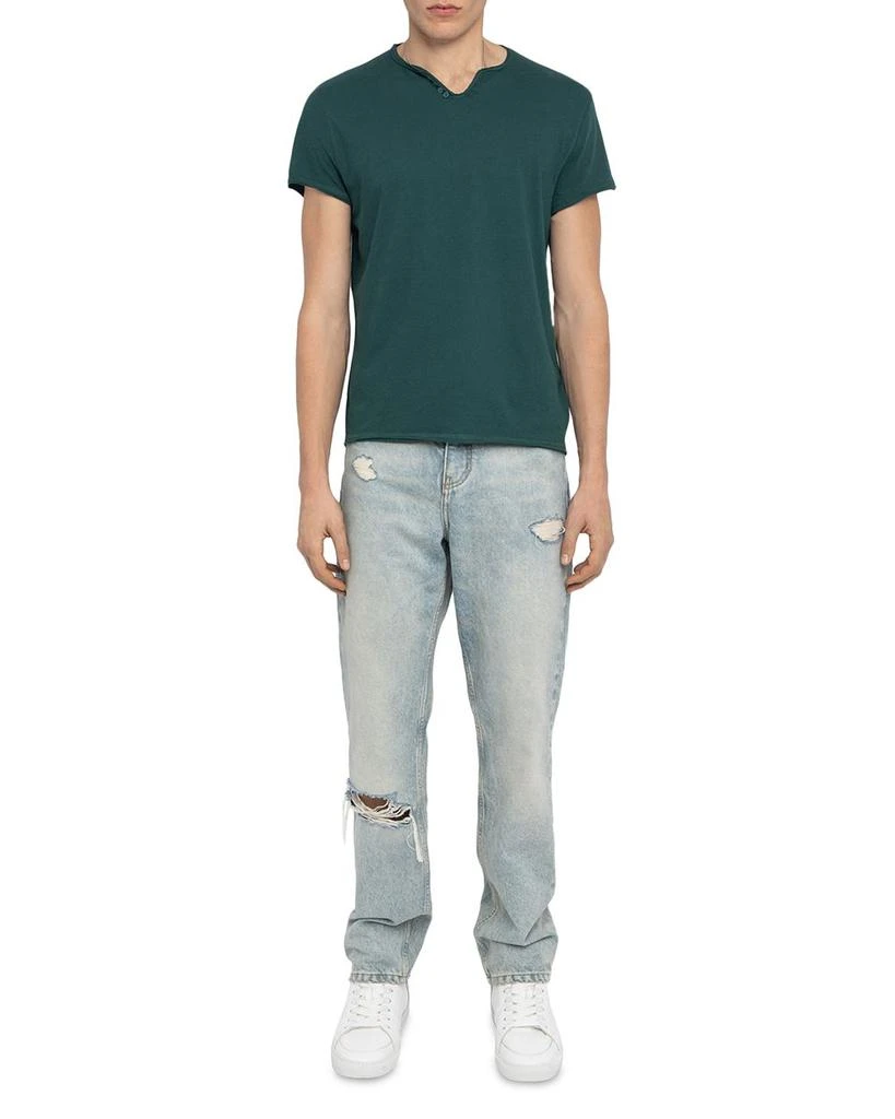 ZADIG & VOLTAIRE Monastir Split Collar Tee 2