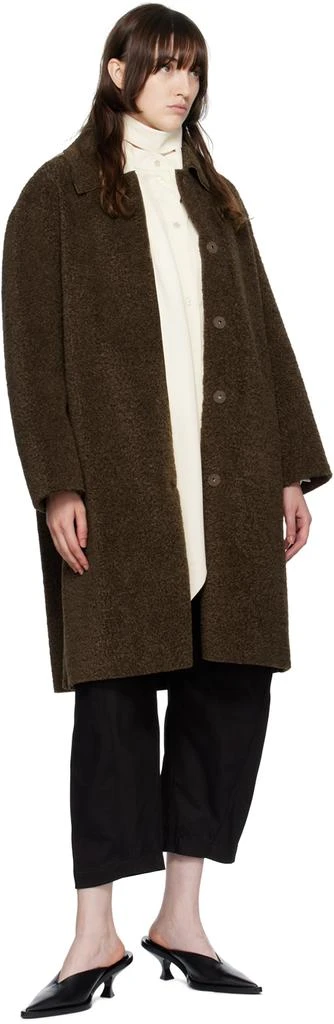Nothing Written SSENSE Exclusive Reversible Brown Oversized Coat 5