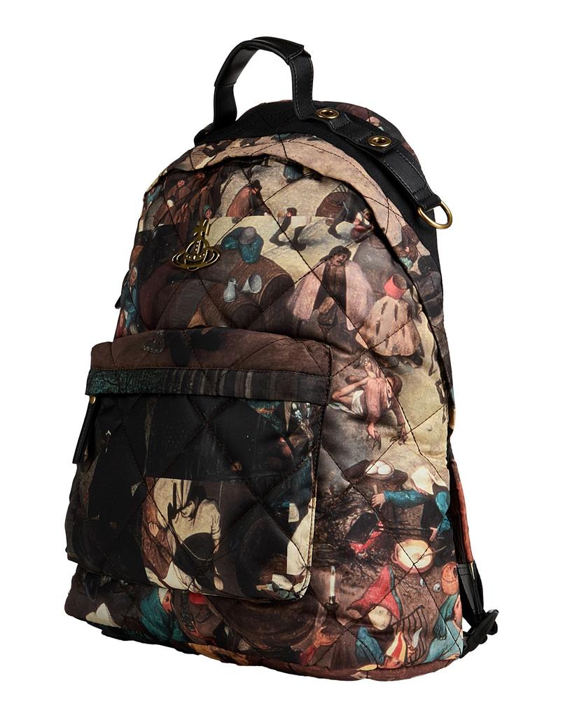 【Vivienne Westwood】Small Max ロゴ マックス バックパック 黒 Black Small Max Backpack by Vivienne Westwood on Sale