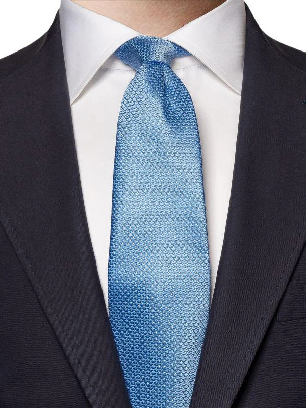 Eton Geometric Silk Tie 2