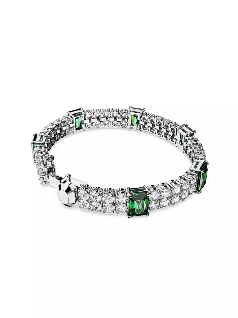 Swarovski Matrix Rhodium-Plated & Crystal Tennis Bracelet 4