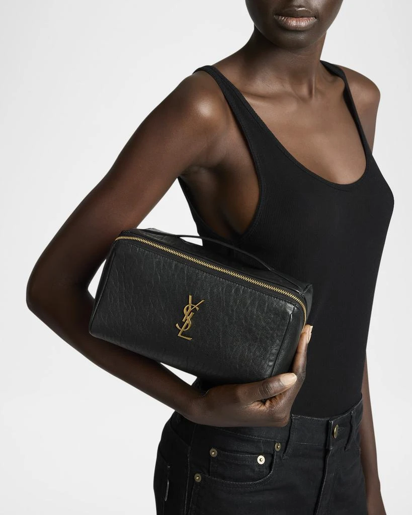 Yves Saint Laurent YSL Vanity Case in Grained Leather 5