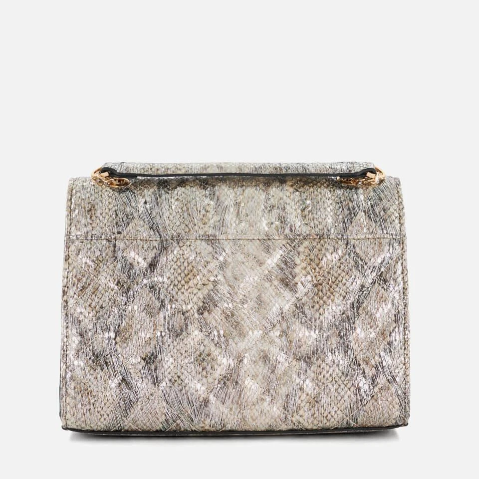 Dune Dune London Dellsie Quilted Snake Effect Faux Leather Bag 3