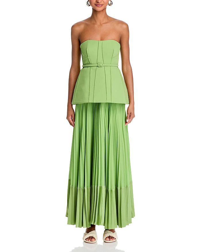 SIMKHAI Prisca Peplum Hem Dress 7