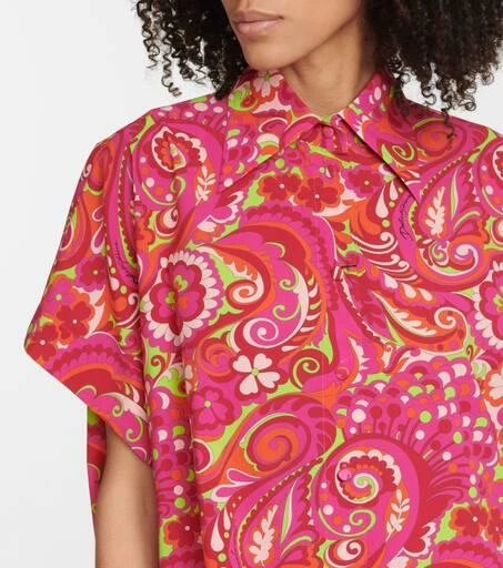 Dolce 
Gabbana Printed silk-blend shirt 4