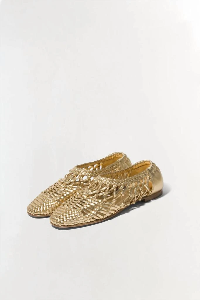 SIMKHAI Simkhai - Women's Eden Metallic Ballet Flat 5